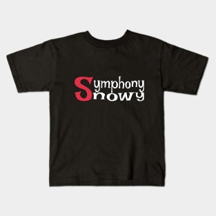 Snowy Symphony Kids T-Shirt